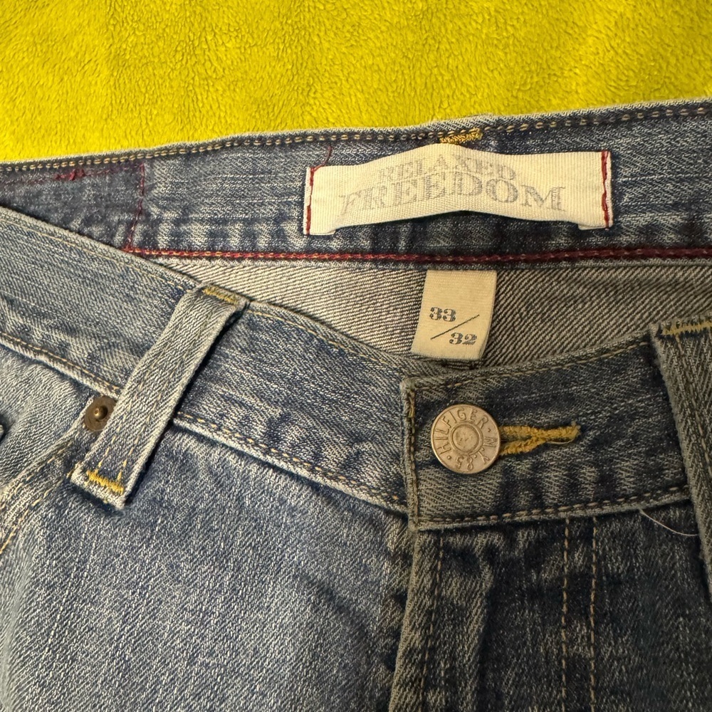 Men’s Y2K Tommy Hilfiger Classic Denim Jeans Sz 33 x 32 - Picture 3 of 10